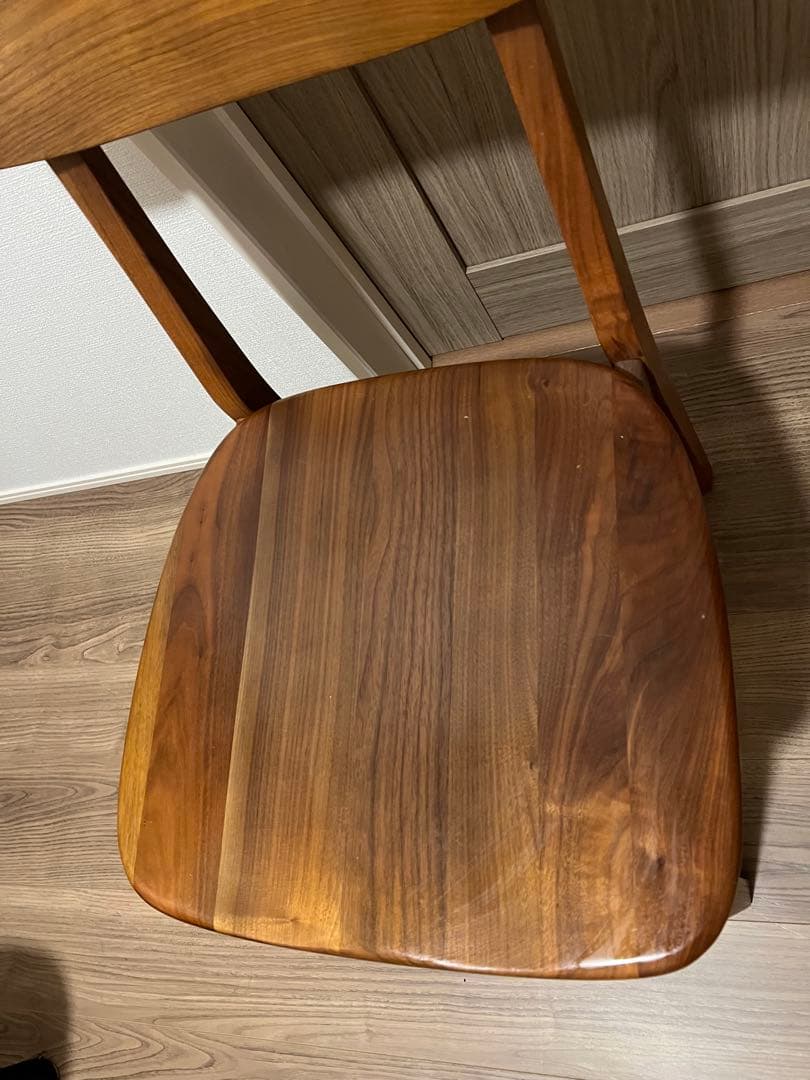 無垢材ウォルナットダイニングチェア／ウッドチェア