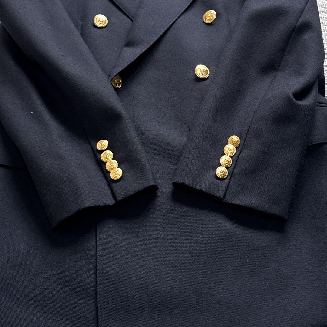 極美品 ラルフローレン CHAPS ダブルテーラードジャケット 金ボタン L