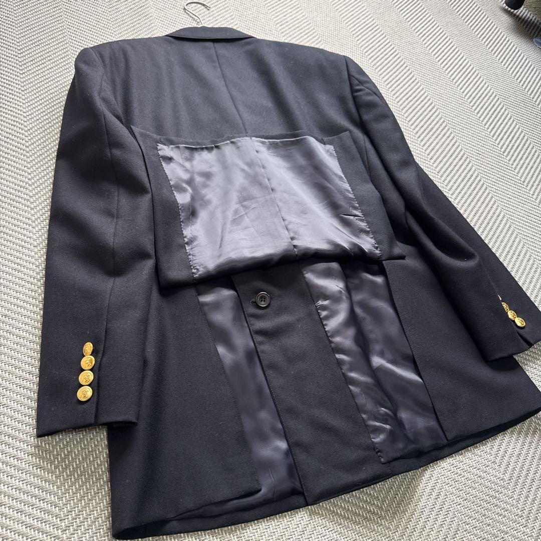 極美品 ラルフローレン CHAPS ダブルテーラードジャケット 金ボタン L