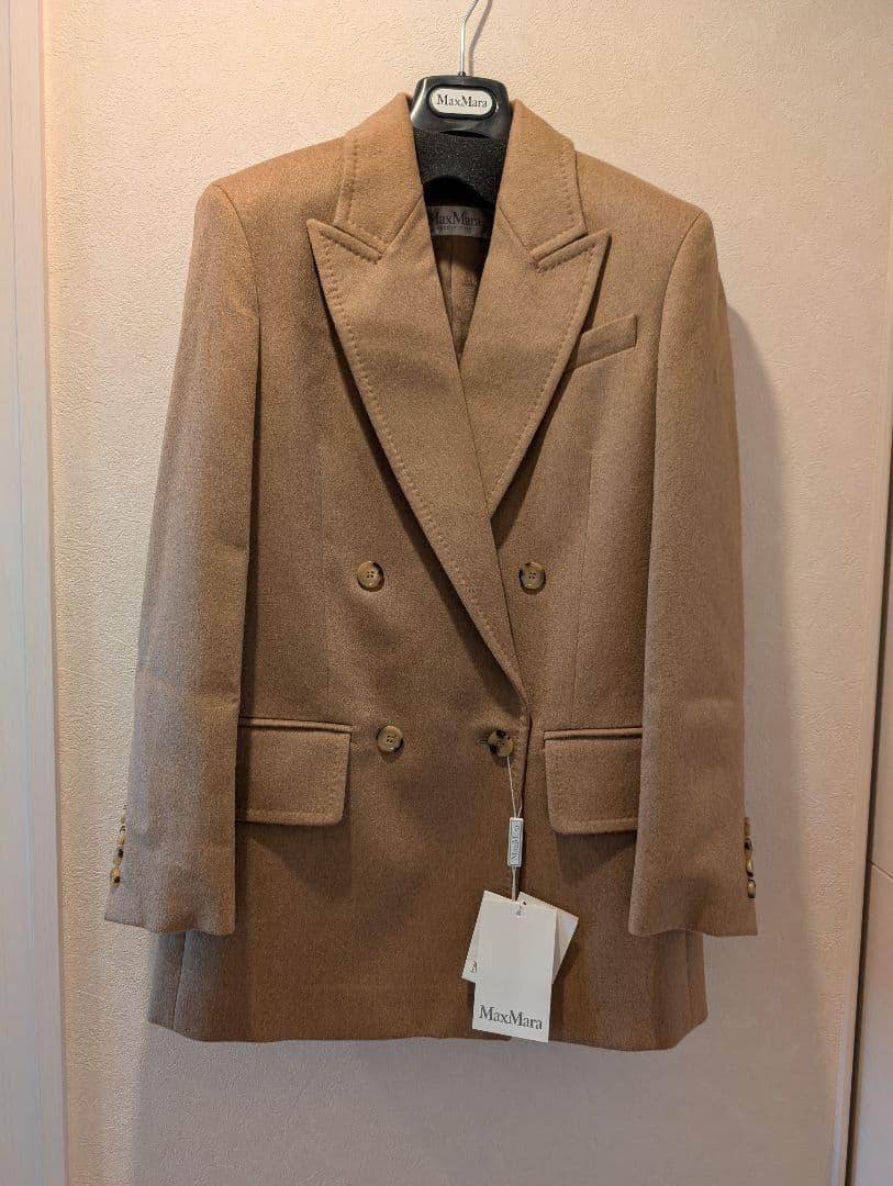 【新品正規品】 MAX MARA ピュア キャメル “オリンピア“ ジャケット