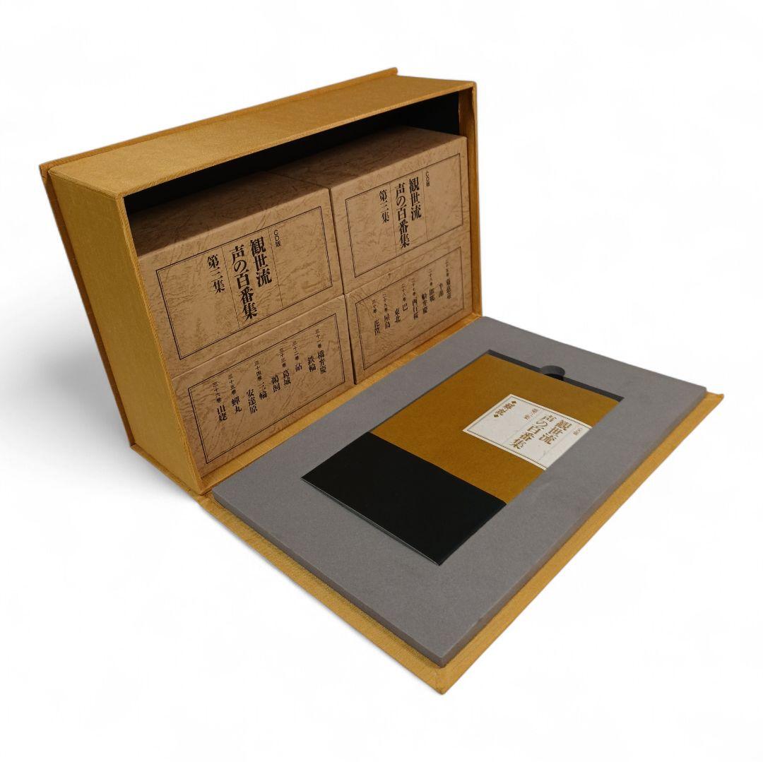 【ほぼ未開封】 CD版 観世流 声の百番集 第１～３集 全３集 全36巻 セット