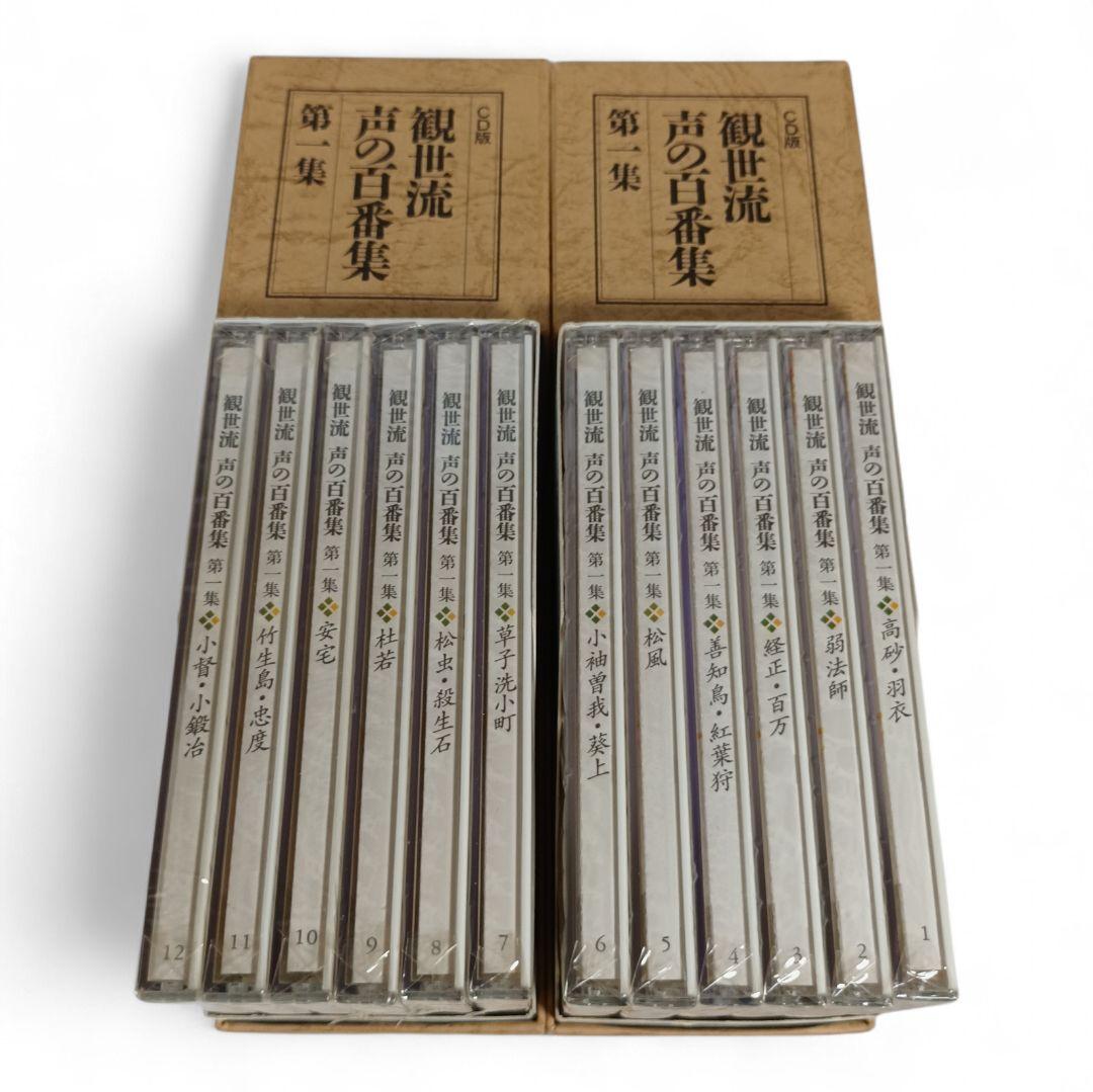 【ほぼ未開封】 CD版 観世流 声の百番集 第１～３集 全３集 全36巻 セット