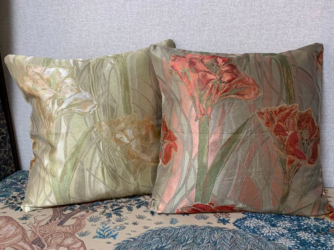 スミコホンダ クッションカバー2枚　45×45 川島織物