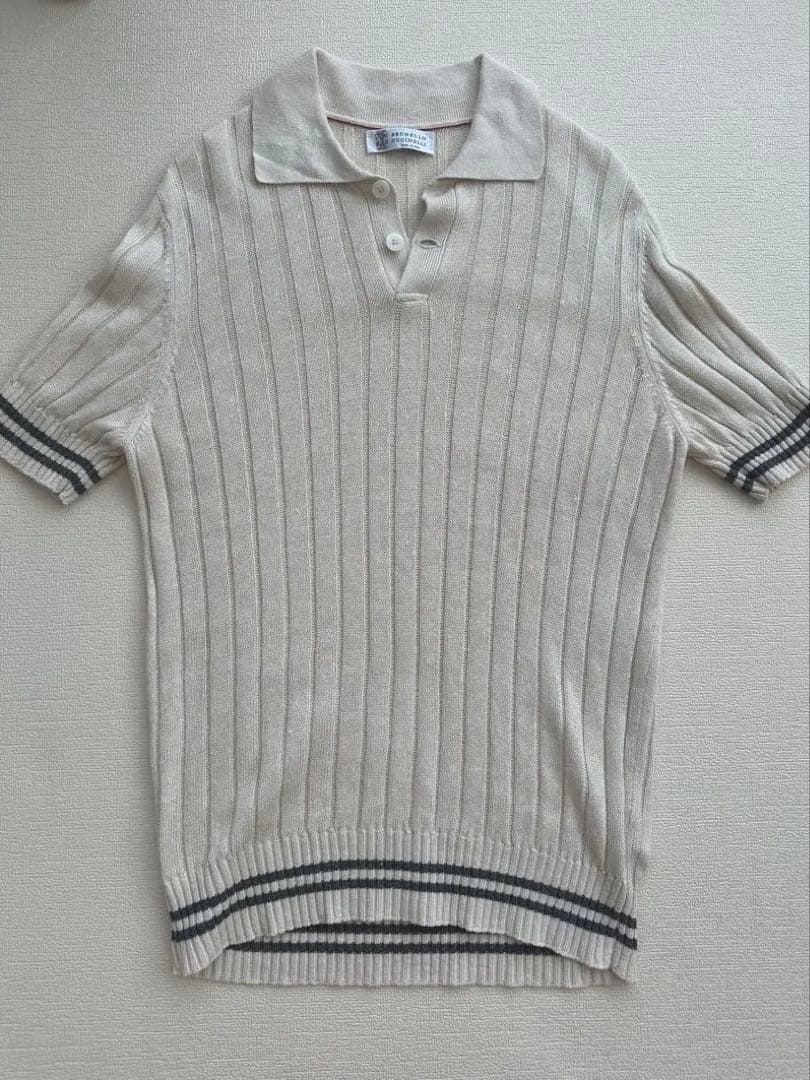 ブルネロクチネリ　ポロシャツ