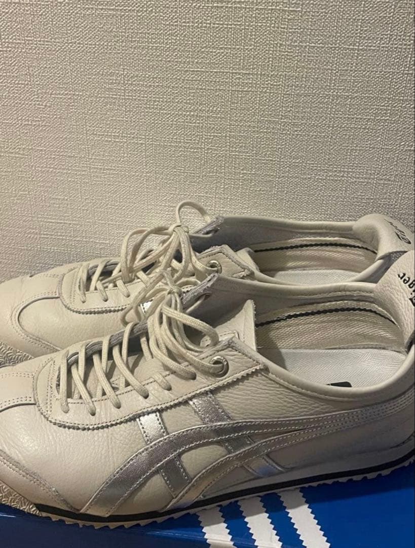 オニツカタイガー メキシコ66 シルバー　24.5cm