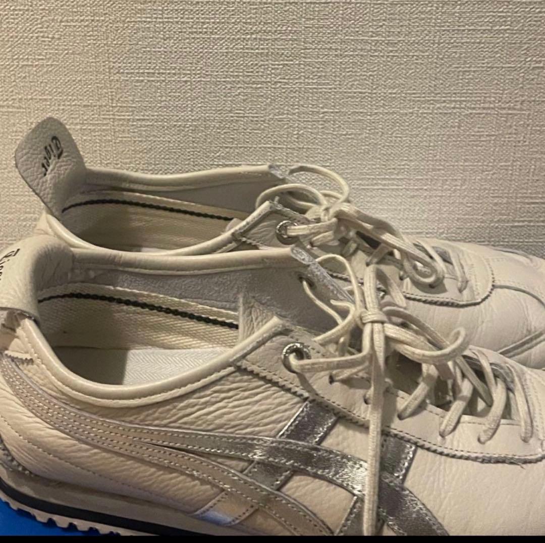 オニツカタイガー メキシコ66 シルバー　24.5cm