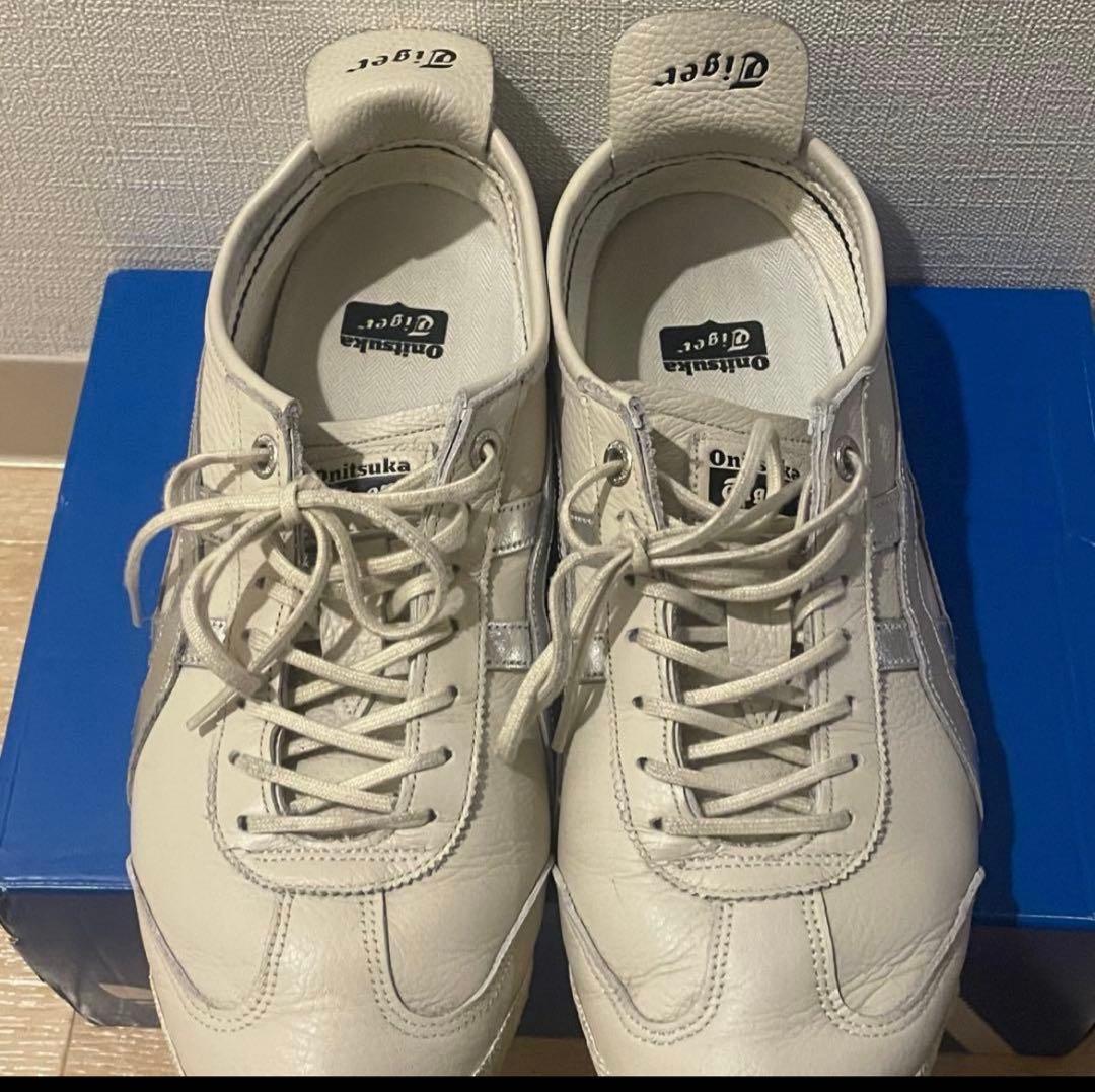 オニツカタイガー メキシコ66 シルバー　24.5cm