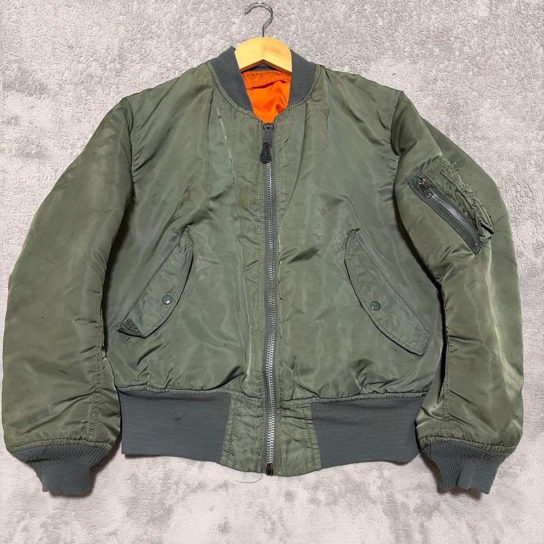 ALPHA MA-1 MEDIUM 70s後半 80s初頭 USA ヴィンテージ