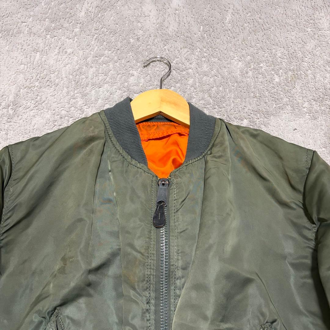 ALPHA MA-1 MEDIUM 70s後半 80s初頭 USA ヴィンテージ