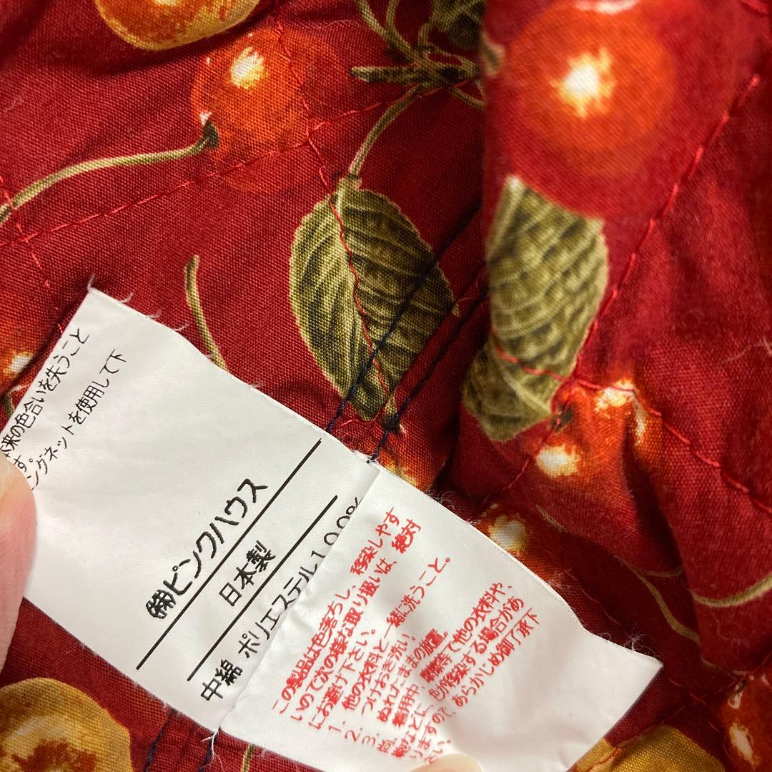 希少　ベビーピンクハウス　さくらんぼ柄　ブルゾン　デニムジャケット　L アウター