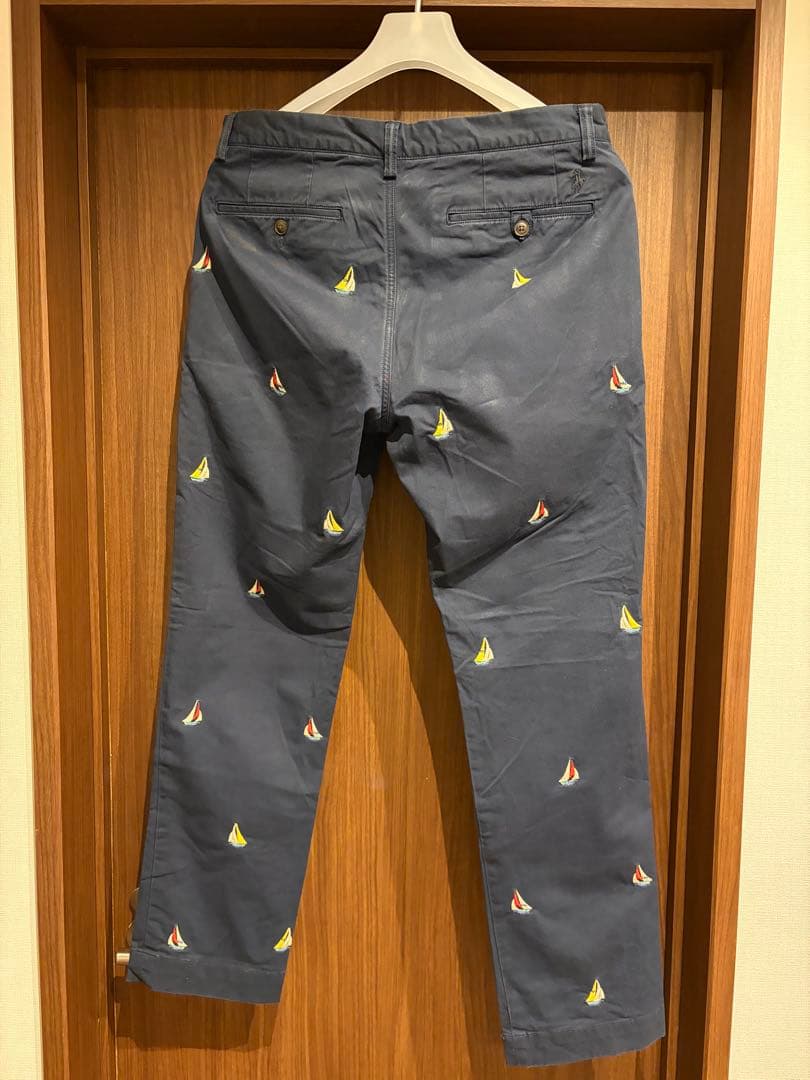 ポロラルフローレン ヨット刺繍 総柄チノ 32/32