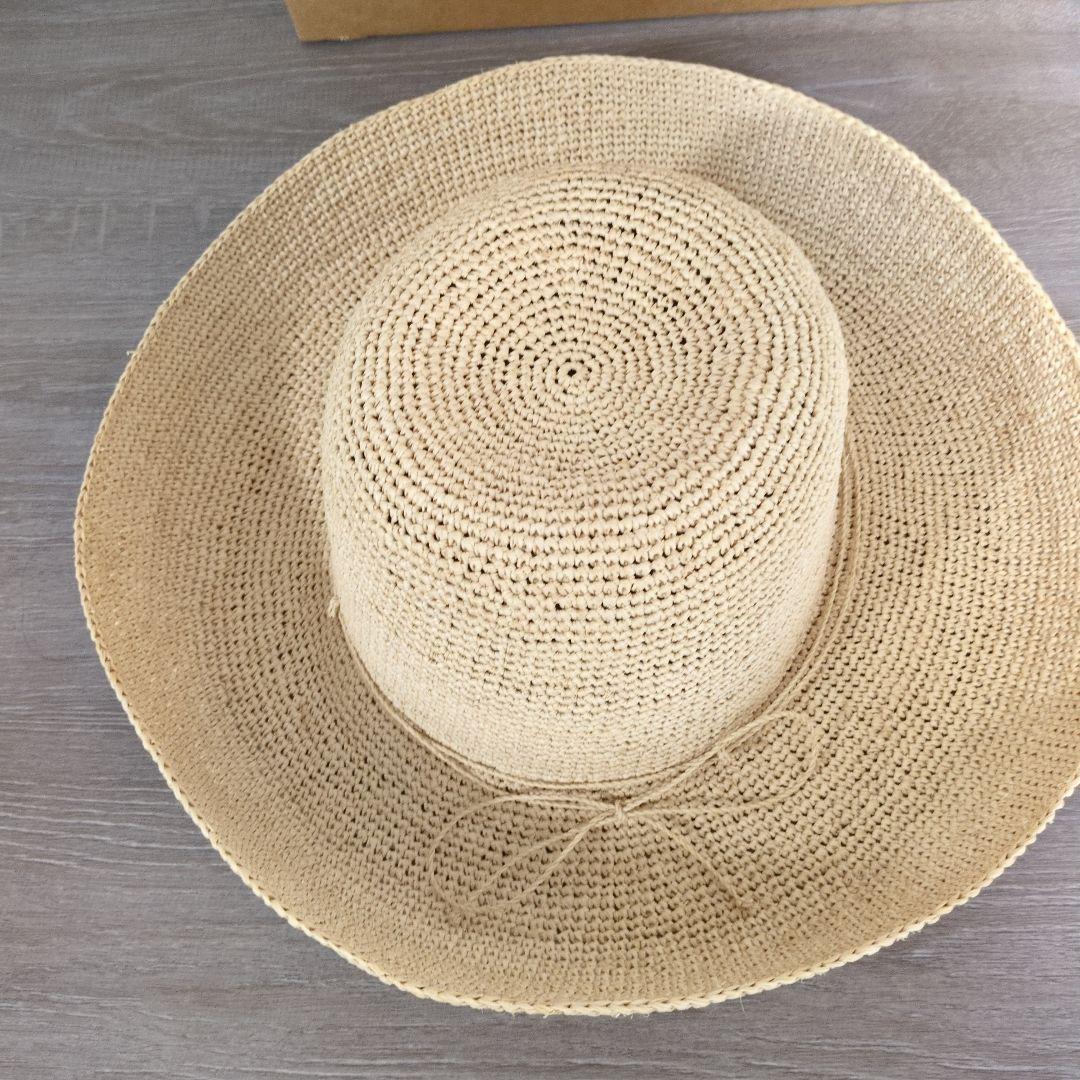 HELEN KAMINSKI ベージュ広つばハット