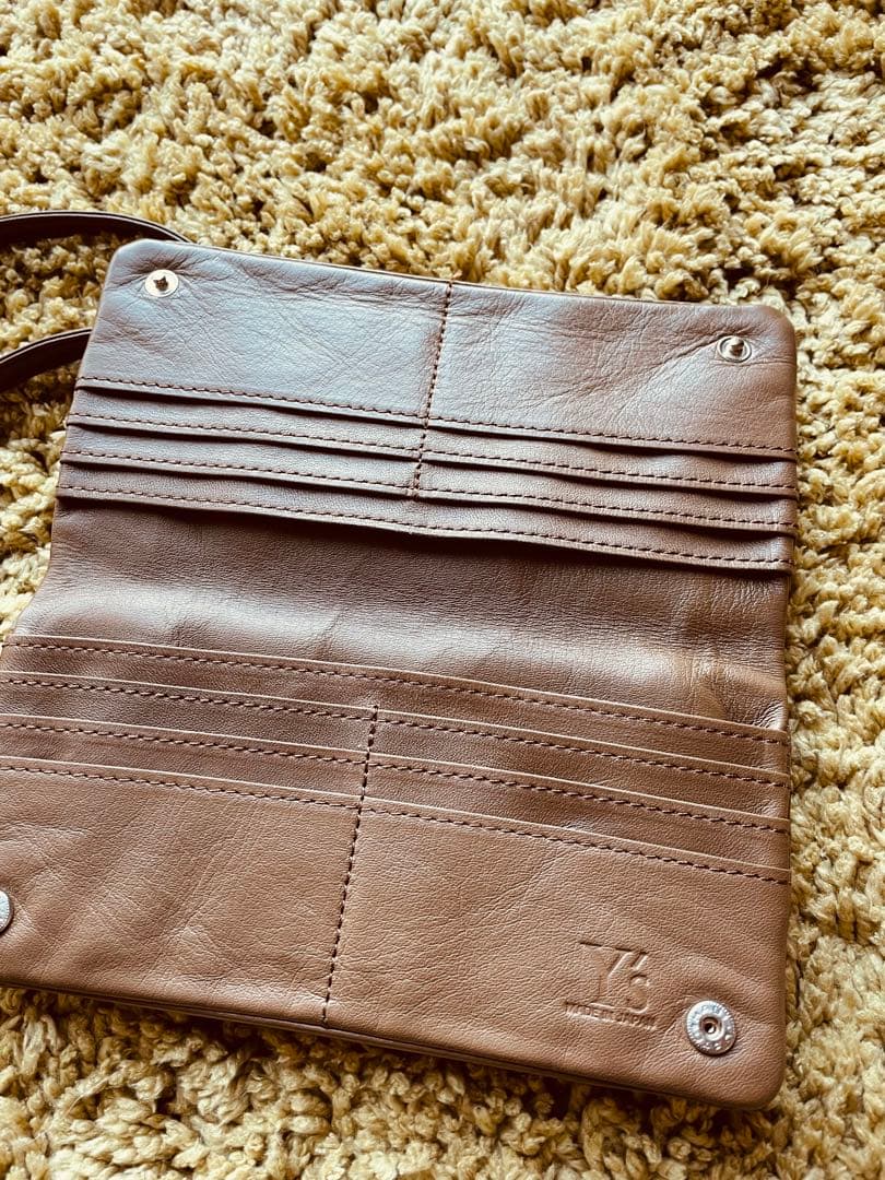 ACOさま専用！Y'sヨウジヤマモト　レザーウォレットショルダーブラウン