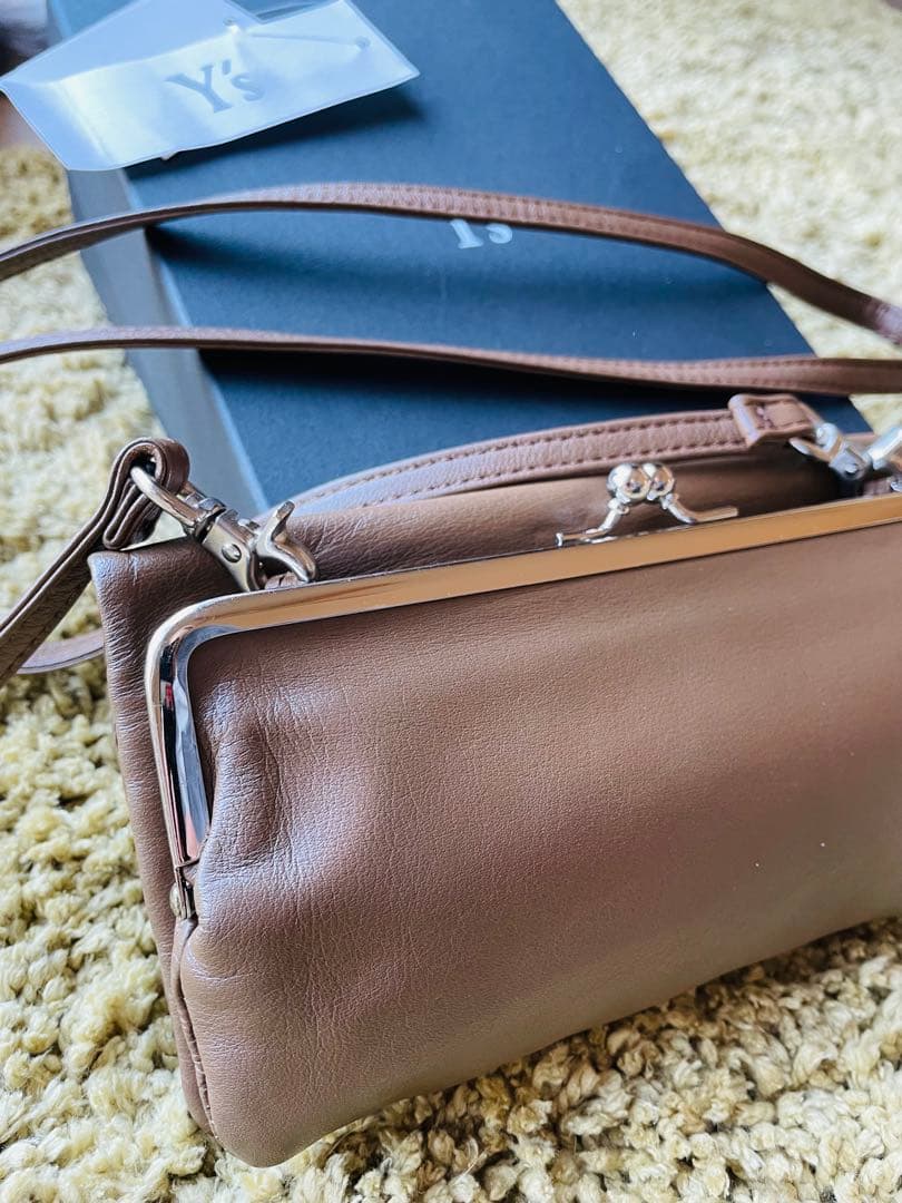 ACOさま専用！Y'sヨウジヤマモト　レザーウォレットショルダーブラウン