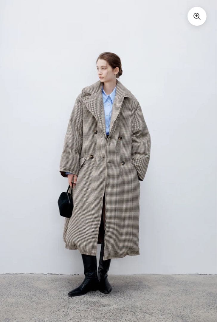 TAGEECHITA CLASSIC PLAID DOWN COAT【新品】