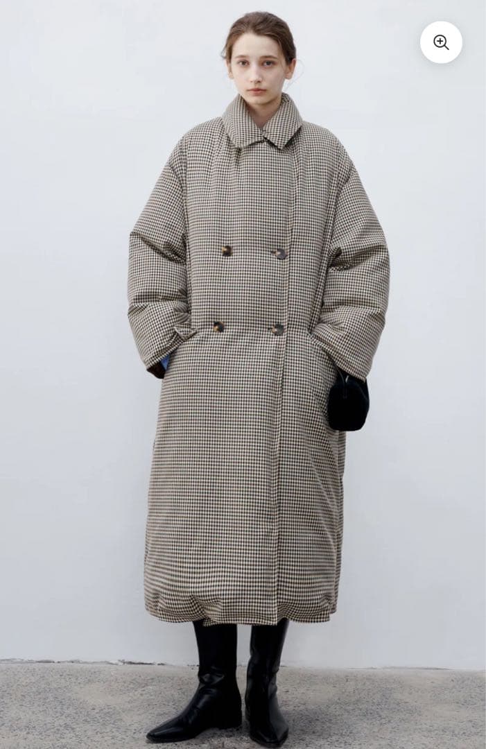 TAGEECHITA CLASSIC PLAID DOWN COAT【新品】