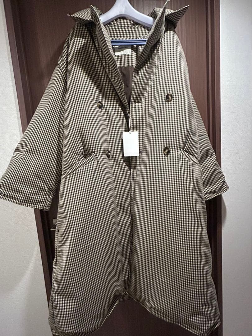TAGEECHITA CLASSIC PLAID DOWN COAT【新品】