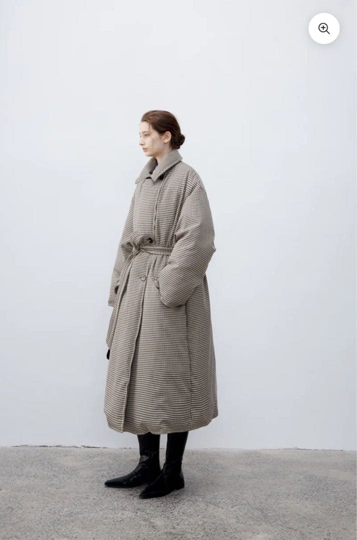 TAGEECHITA CLASSIC PLAID DOWN COAT【新品】