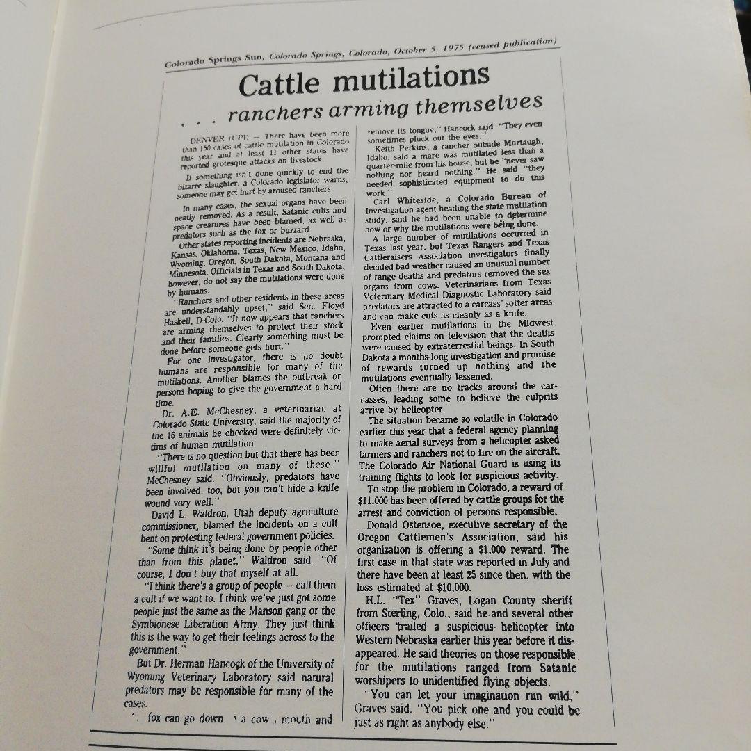 洋書 AN ALIEN HARVEST by Linda Moulton Howe