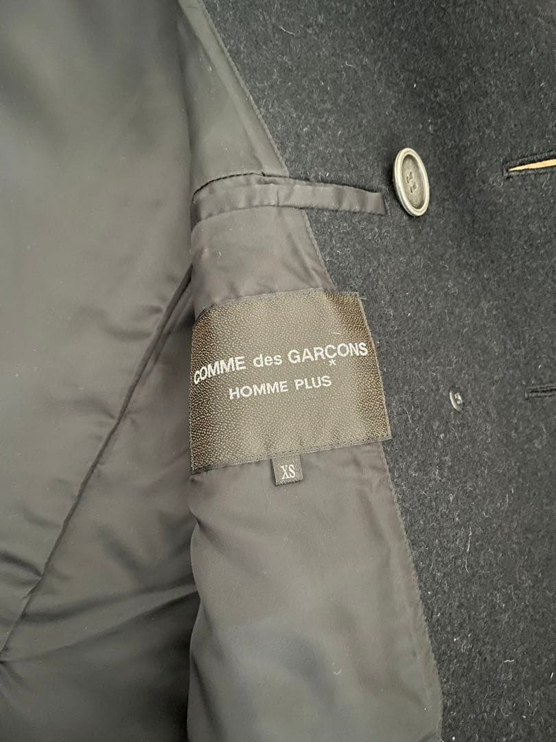 ギャルソン オム プリュス Pコート ブラック