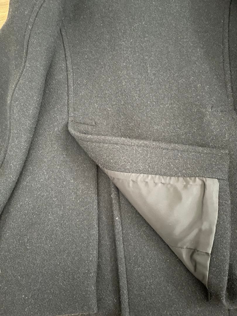 ギャルソン オム プリュス Pコート ブラック