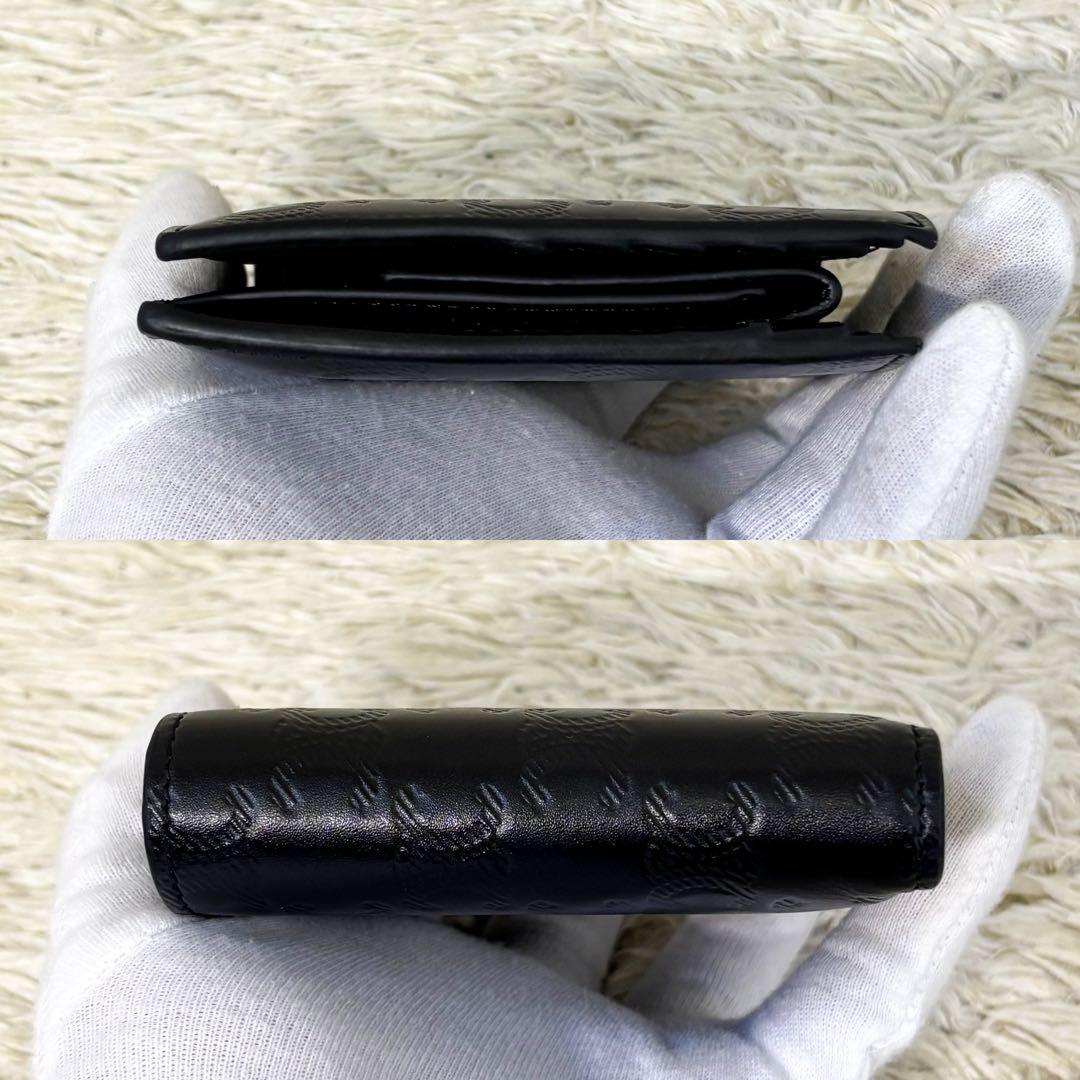 【極美品】セリーヌ バイフォールドウォレット トリオンフ ブラック 二つ折り