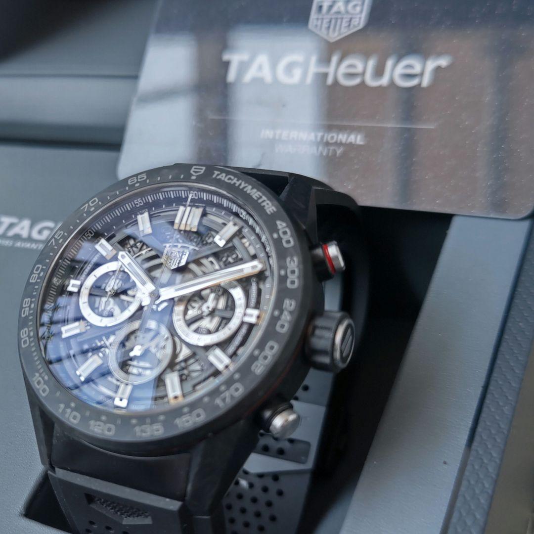 【ほぼ未使用・極美品】 カレラ キャリバーホイヤー02 45mm タグホイヤー