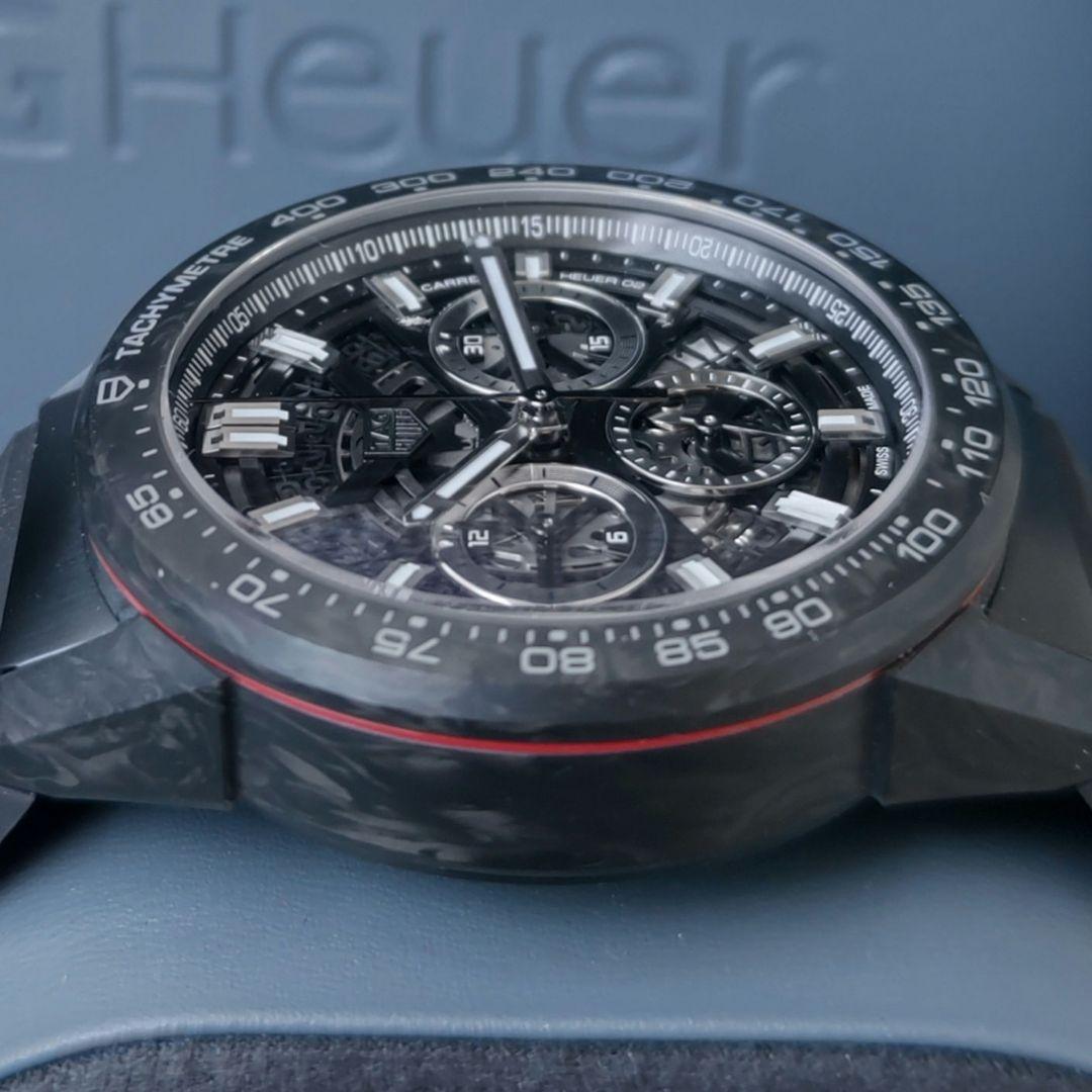 【ほぼ未使用・極美品】 カレラ キャリバーホイヤー02 45mm タグホイヤー