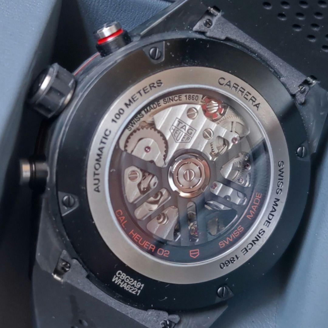 【ほぼ未使用・極美品】 カレラ キャリバーホイヤー02 45mm タグホイヤー