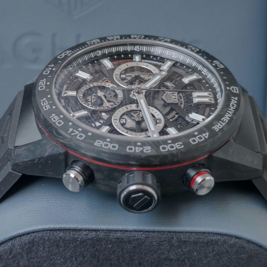 【ほぼ未使用・極美品】 カレラ キャリバーホイヤー02 45mm タグホイヤー