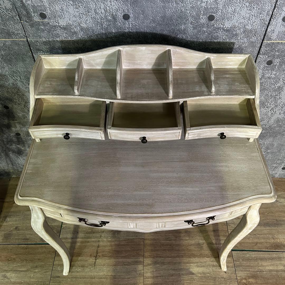 ꧁シャビーシック꧂シシリーコンソールテーブル 机 ドレッサー デスク