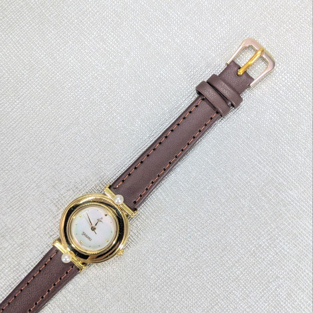 TASAKI タサキ 腕時計 レディース 真珠 シェル文字盤 パールウォッチ