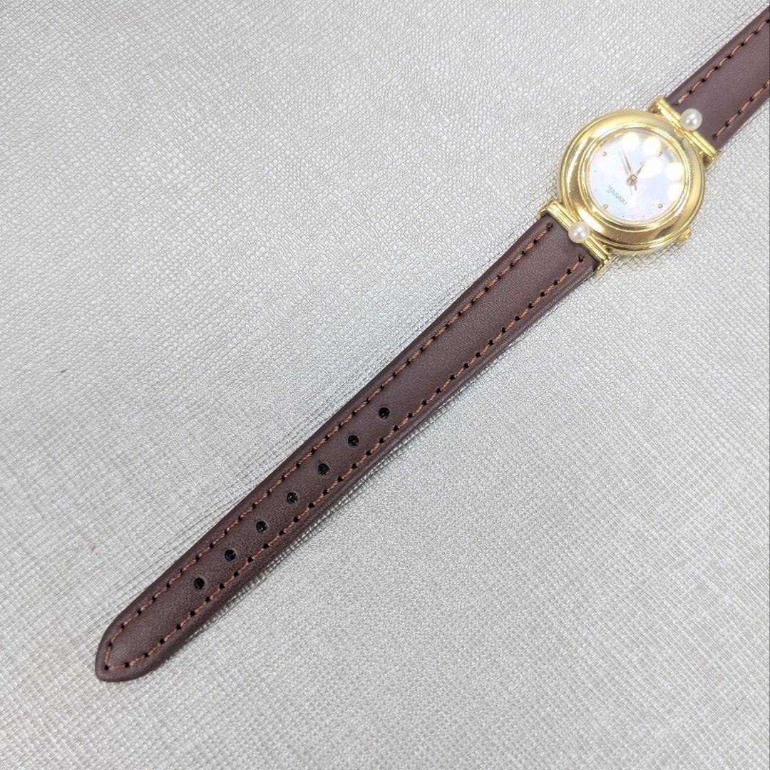 TASAKI タサキ 腕時計 レディース 真珠 シェル文字盤 パールウォッチ