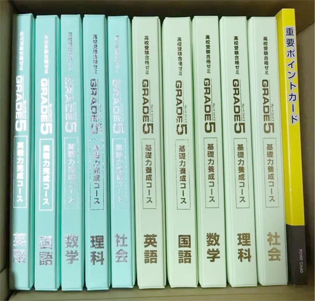 未使用 高校受験合格ゼミ GRADE 5