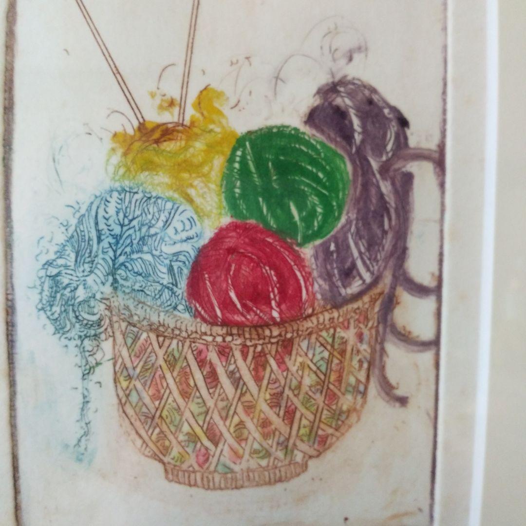 人気作家ジョアン·アイザックと共に制作する娘さんのレイチェルさんの銅版画です。