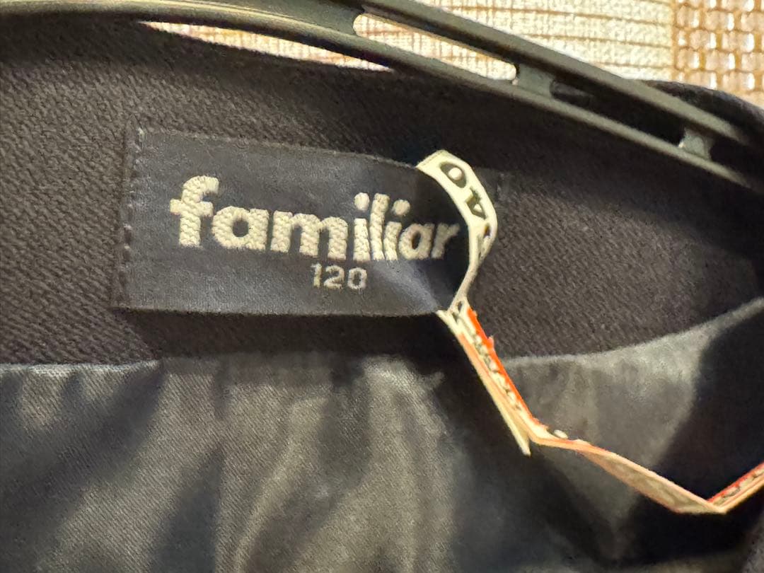 【美品】familiar アンサンブル120cm 着用2回　お受験