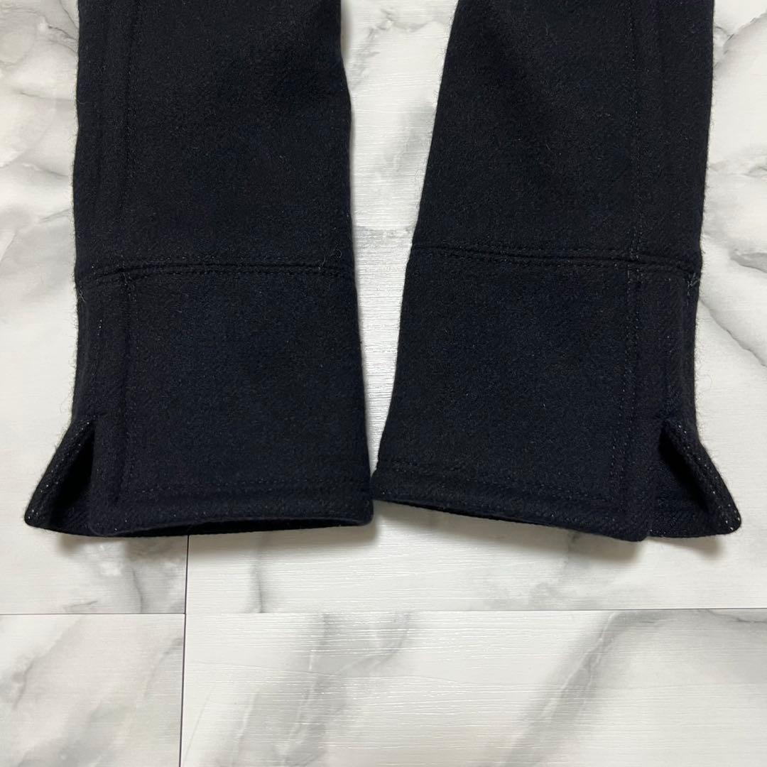 【極美品】バーバリーブルーレーベル　ロングコート　2wayベルト　アンゴラ 黒