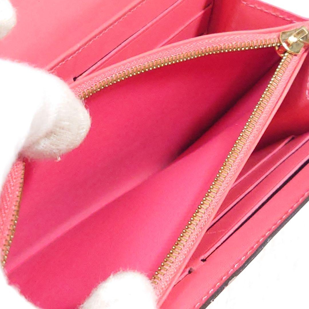 【極美品／新型】ルイヴィトン☆モノグラム／ヴェルニ☆ポルトフォイユ・サラ☆ピンク