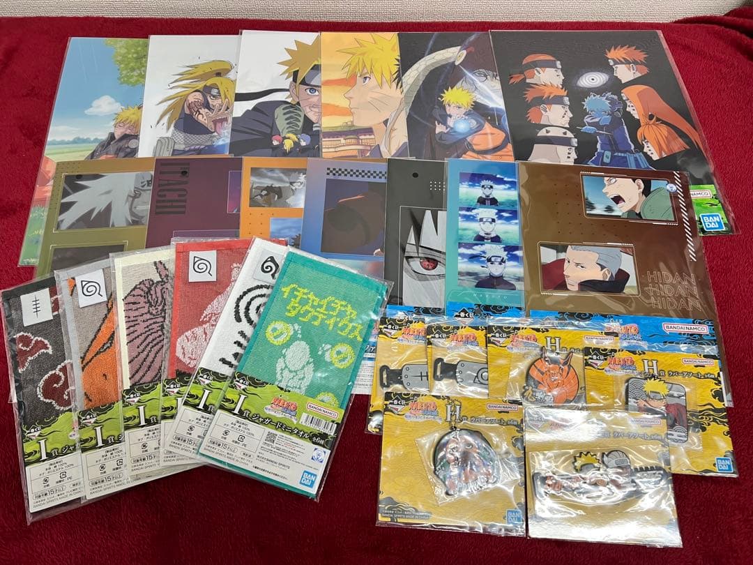 NARUTO ナルト 一番くじ B賞 D賞 E賞 F賞　セット