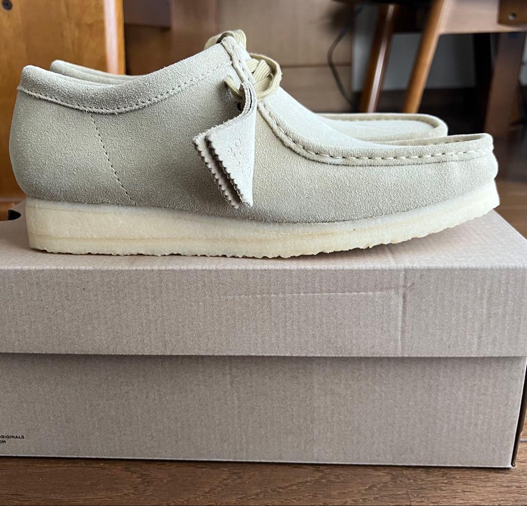 靴 CLARKS original Wallabee Meple Suede