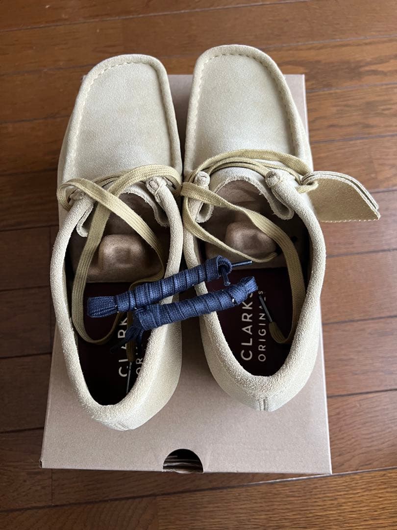 靴 CLARKS original Wallabee Meple Suede
