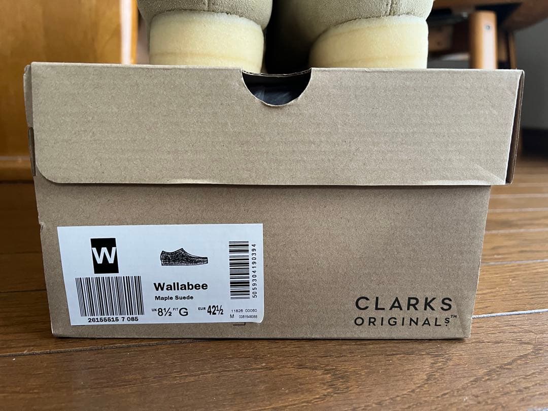 靴 CLARKS original Wallabee Meple Suede