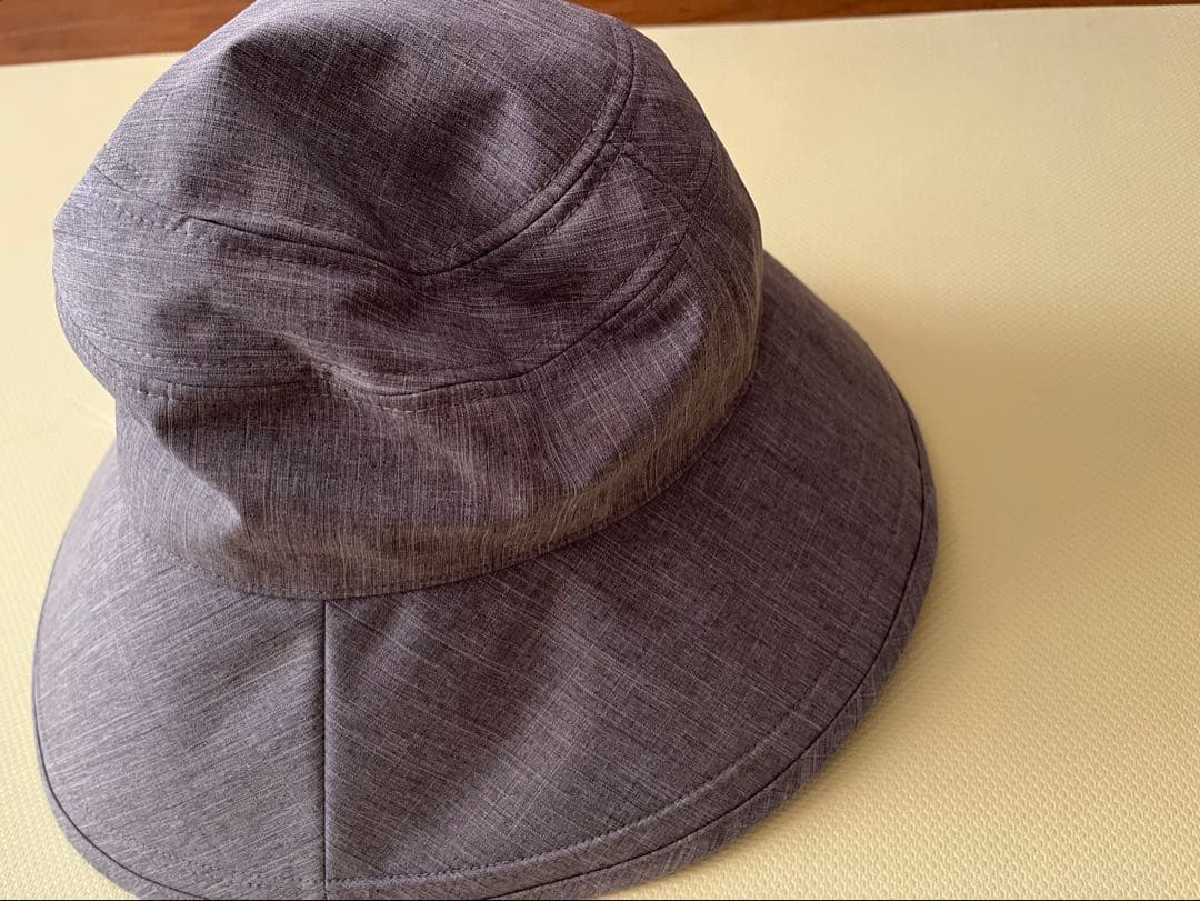 芦屋ロサブラン　帽子　100% 完全遮光 プレーンハット グレーMサイズ