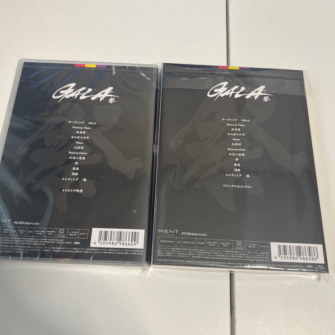 祭 GALA初回盤&通常盤BluRay