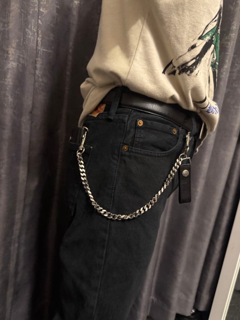 SAINT LAURENT サンローラン 財布　トラッカーウォレット　チェーン