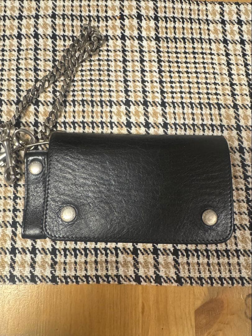 SAINT LAURENT サンローラン 財布　トラッカーウォレット　チェーン