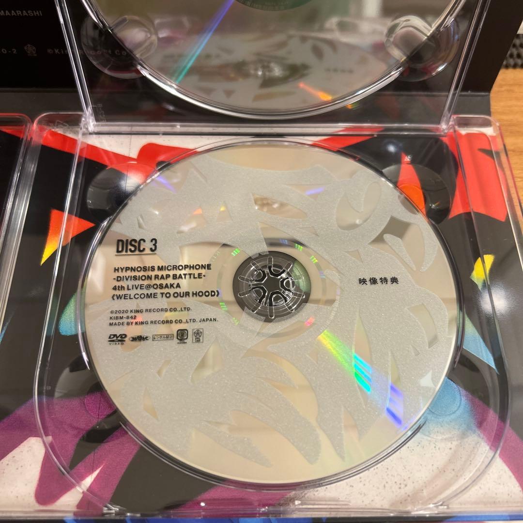 【DVD】3枚組 ヒプノシスマイク4th LIVE@オオサカ