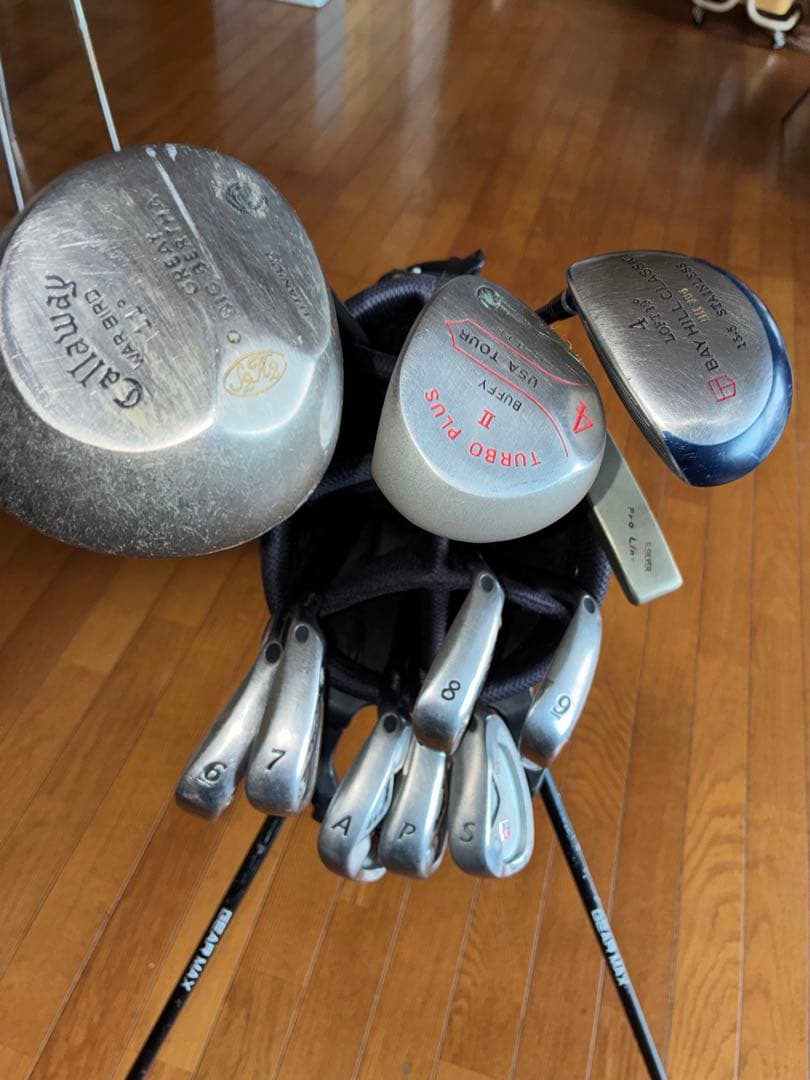 Callaway & GEAR MAX スタンド式キャディバッグ 11本セット！