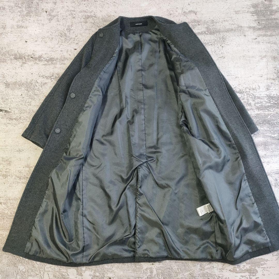 24AW ジャーナルスタンダード スーパー140ビーバーノーカラーコート