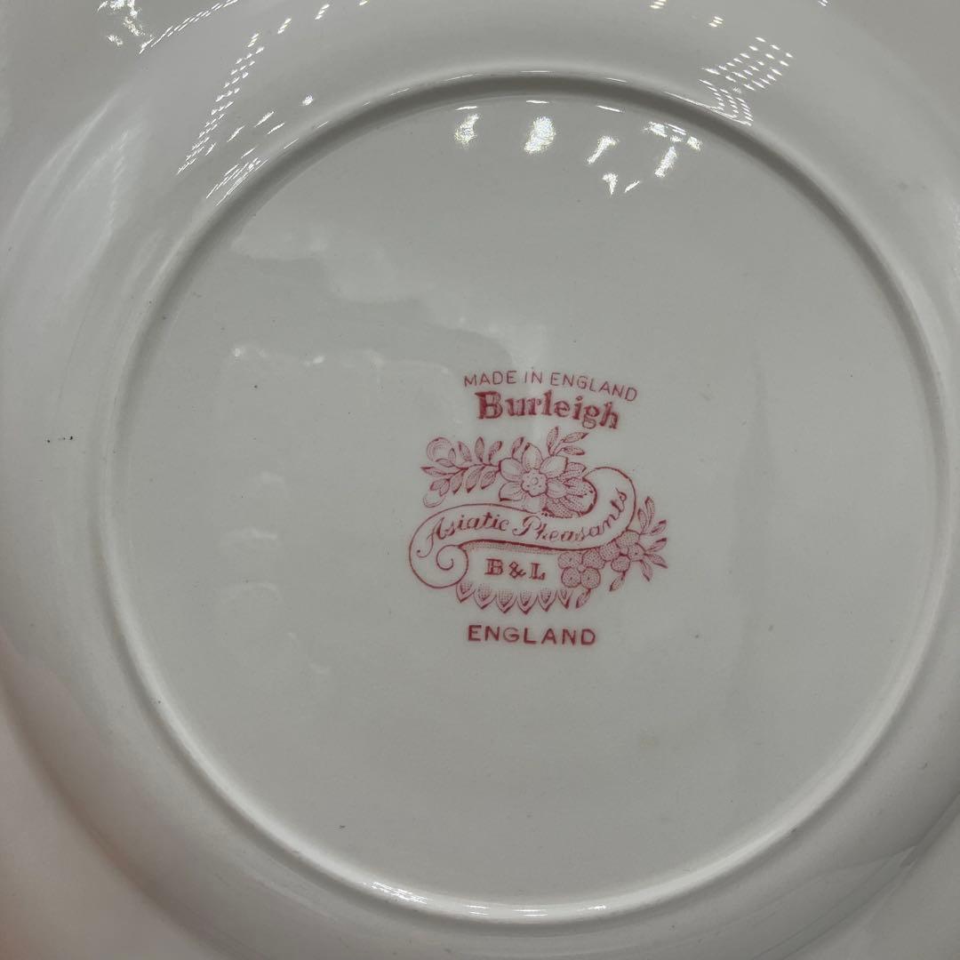 5枚まとめ バーレイ ピンクアジアティックフェザンツ お皿 プレート